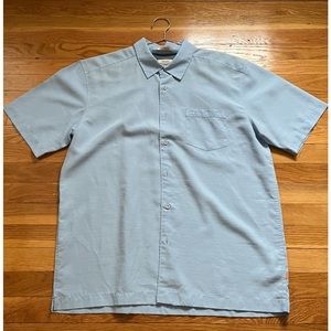 Quicksilver Short Sleeve Button Shirt Size L